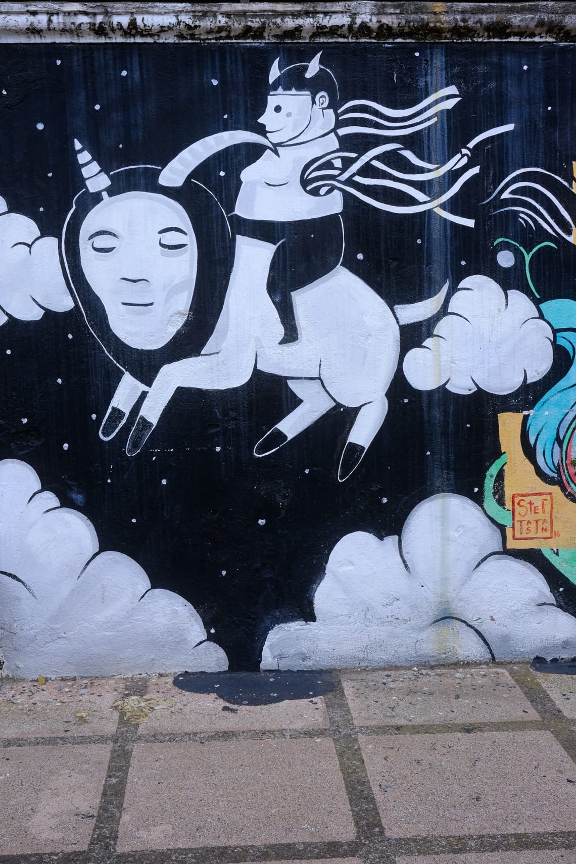 Found graffiti/mural