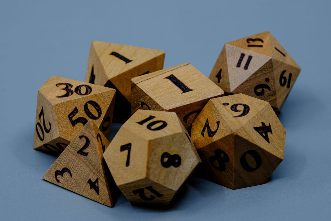 Wooden Dice