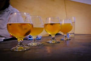 A tasting at Holy Mountain