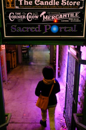 Entering the sacred portal in Port Townsend