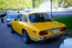 Italian cars at Seattle Center